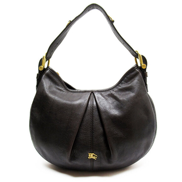 Burberry Handbags - Burberry shoulder bag brown gold leather